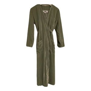 The MM6 MAISON MARGIELA Velvet Long House Coat